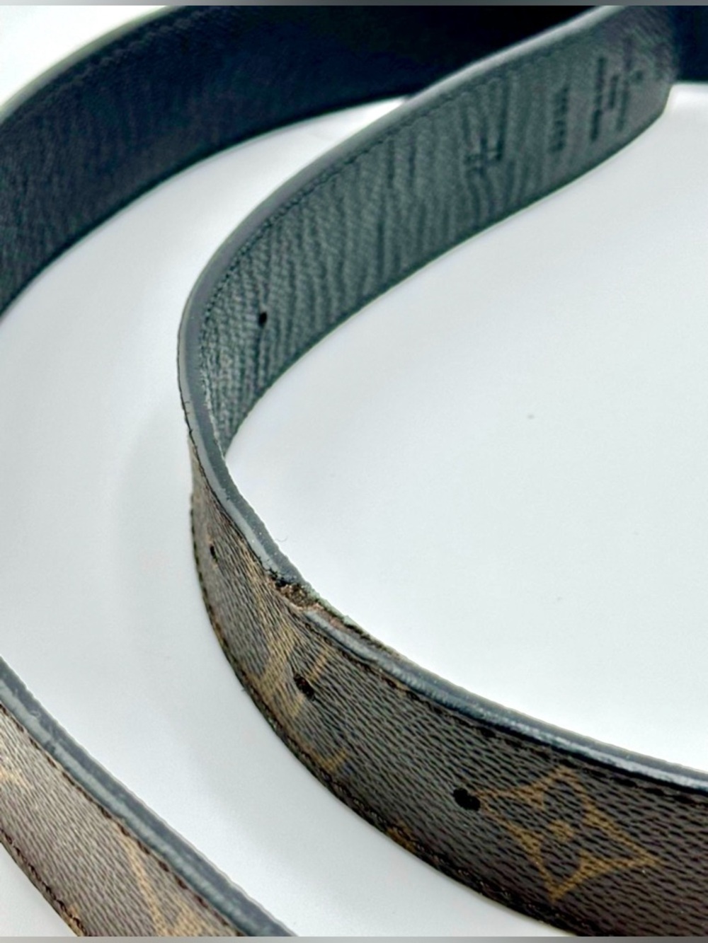 Louis Vuitton Iconic 30/75 Monogram Brown Belt, Reversible To Black - Picture 11 of 15